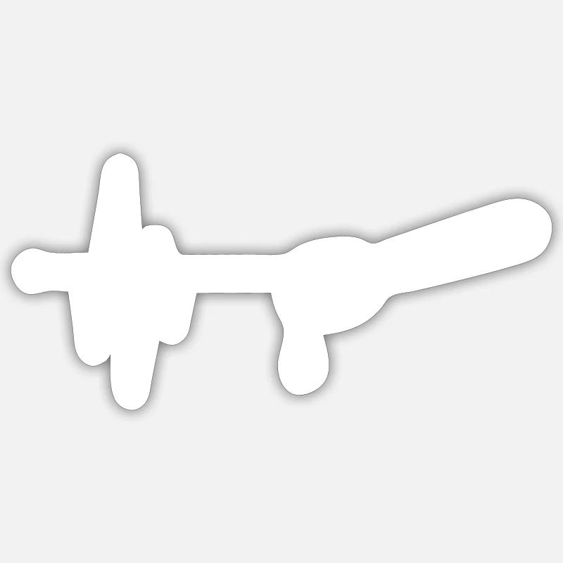 Stick chisel pulse beekeeper Sticker size S (10 x 10 cm)