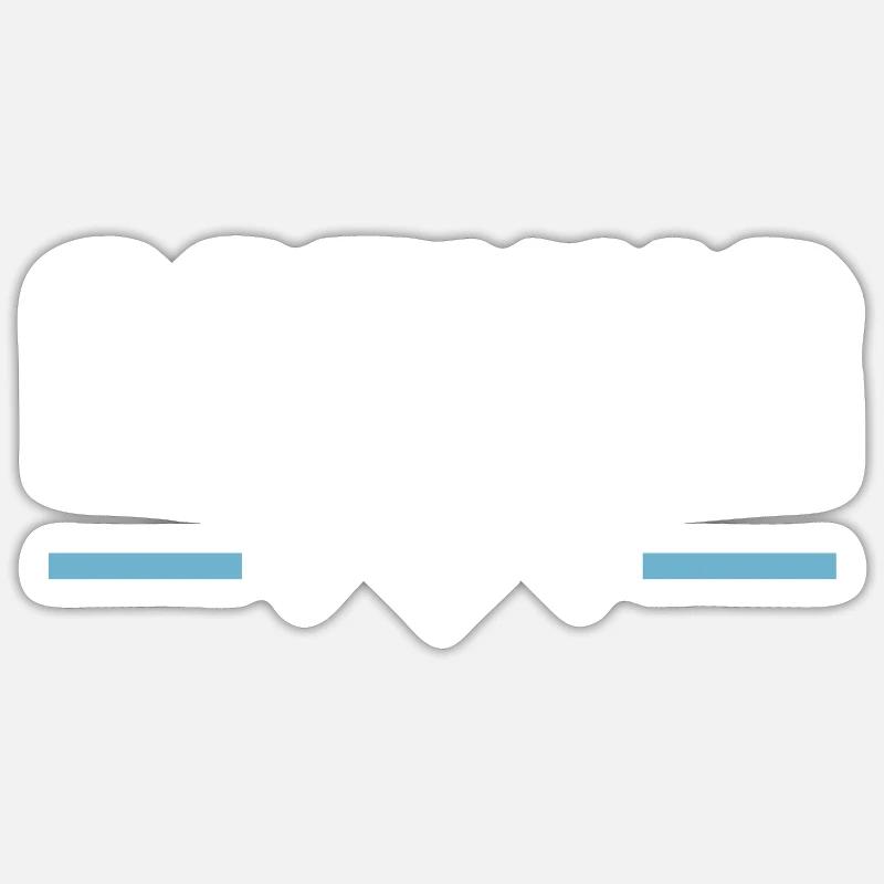 Arthur - Sticker size S (10 x 10 cm) - white matte