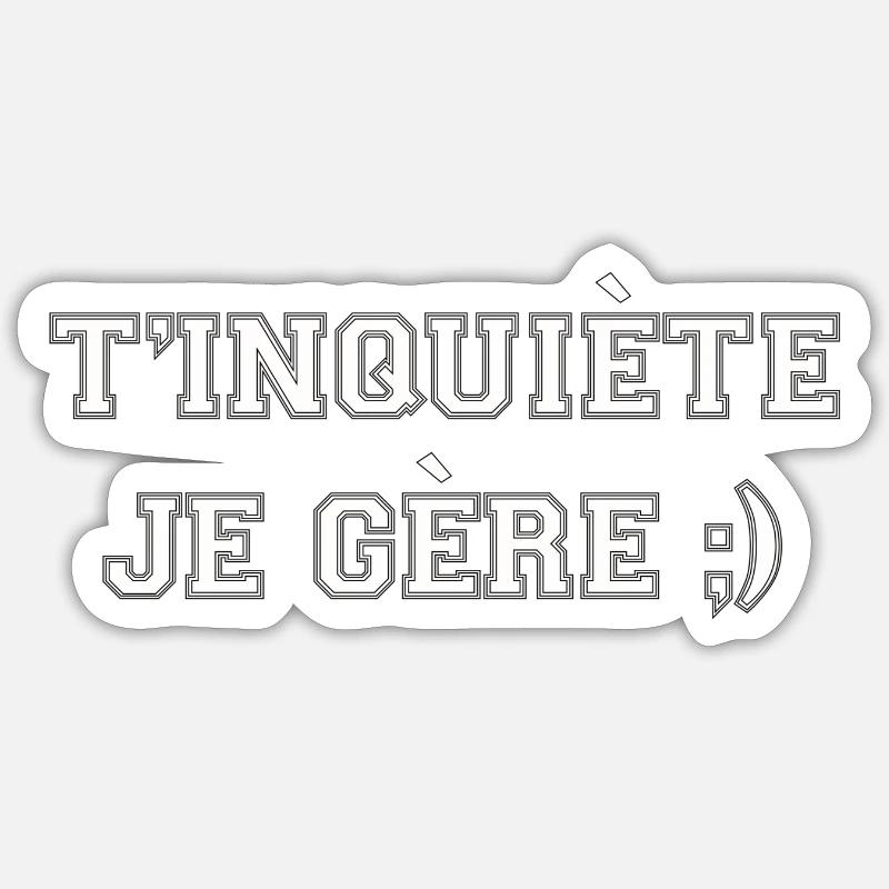 Sticker taille S (10 x 10 cm) - 