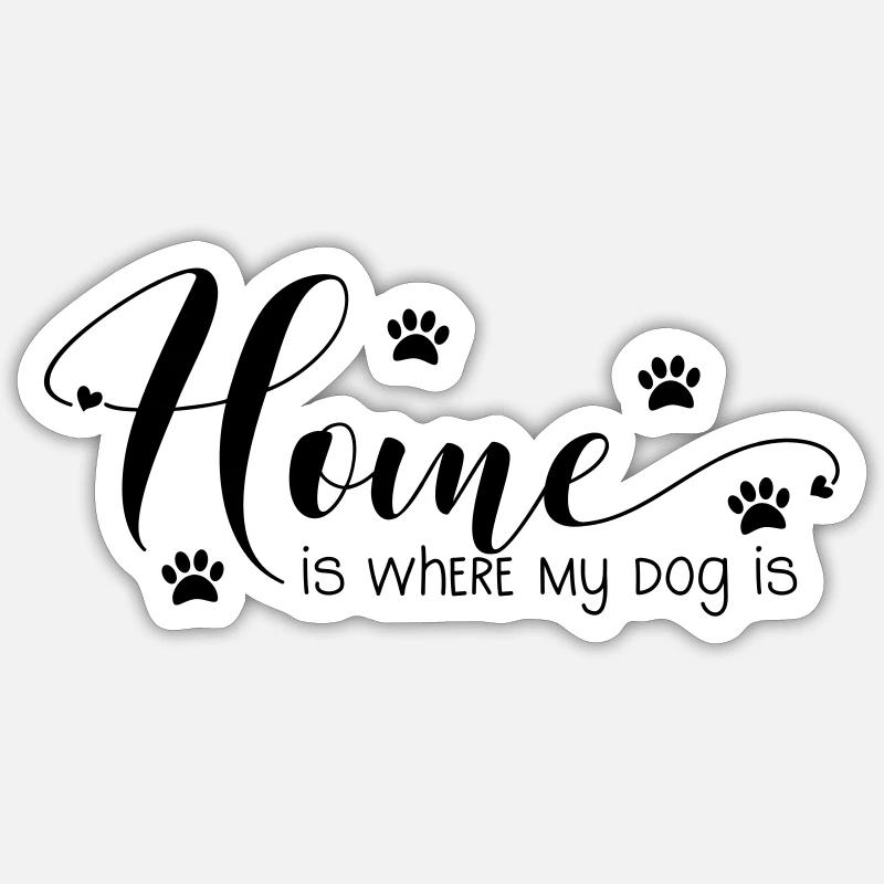 Dogi - Sticker size S (10 x 10 cm) - white matte