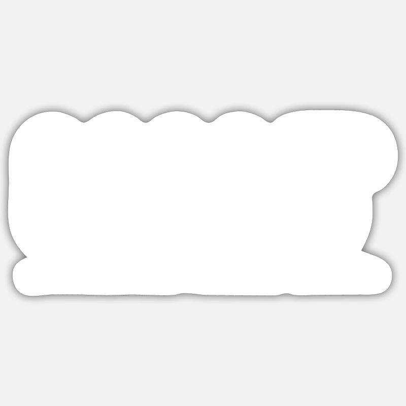 HIIT - HIGH INTENSITY INTERVAL TRAINING - Sticker Größe S (10 x 10 cm) - Mattweiß