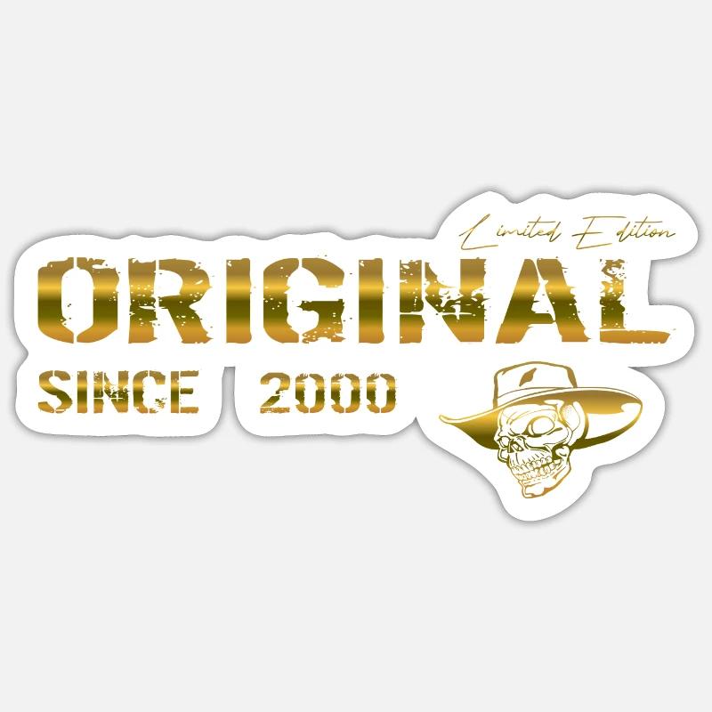 Original since 2000 Sticker Größe S (10 x 10 cm)