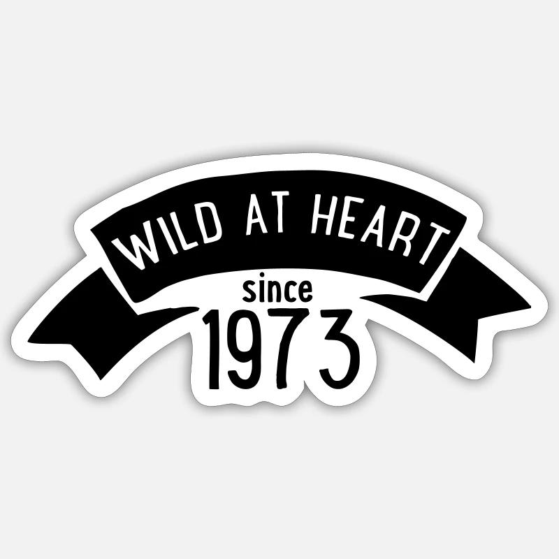 1973 - Sticker Größe S (10 x 10 cm) - Mattweiß