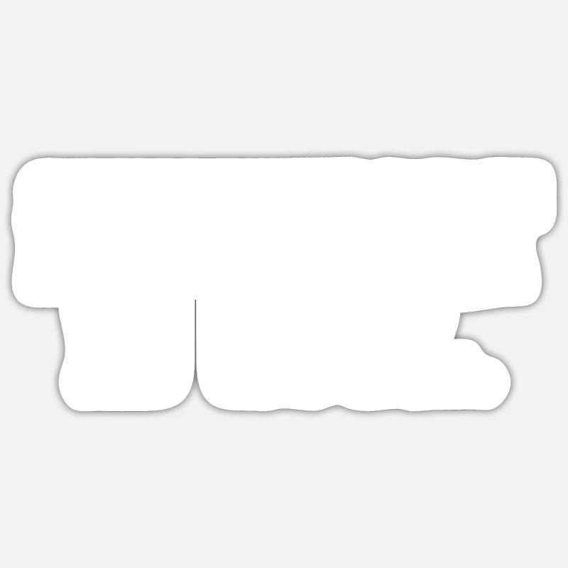 Stuttgart - Sticker Größe S (10 x 10 cm) - Mattweiß