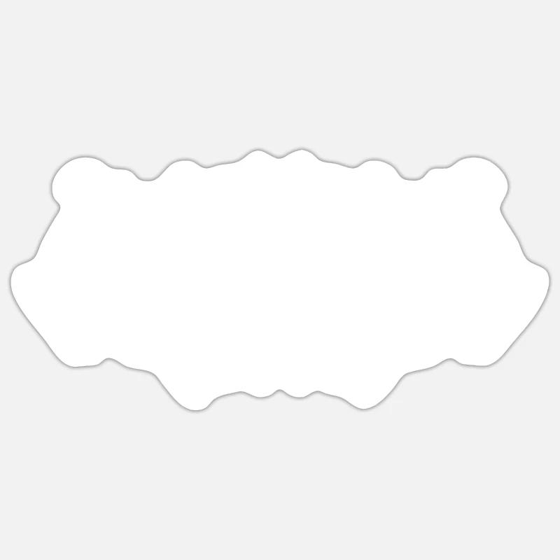 Stefanie - Sticker taille S (10 x 10 cm) - blanc mat