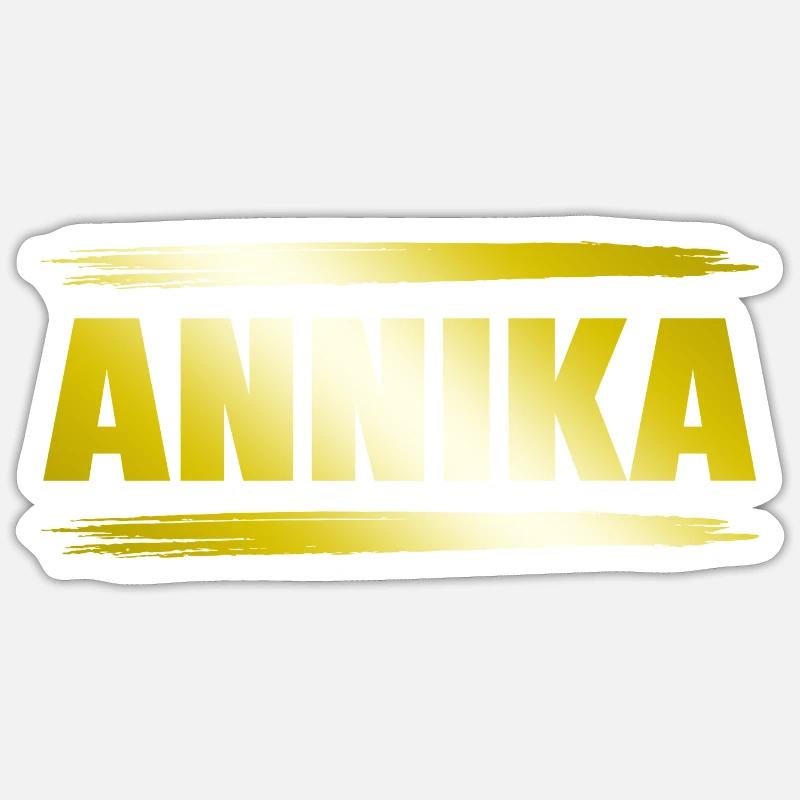 Jennifer - Sticker taille S (10 x 10 cm) - blanc mat