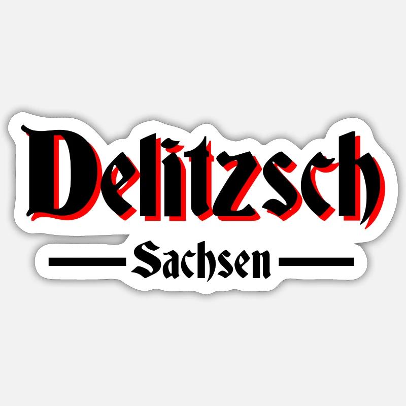 Delitzsch Sticker Größe S (10 x 10 cm)