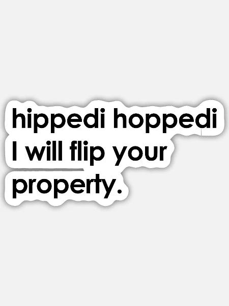 Spass mit Immobilien | ImmoLove - Sticker Größe S (10 x 10 cm) - Mattweiß