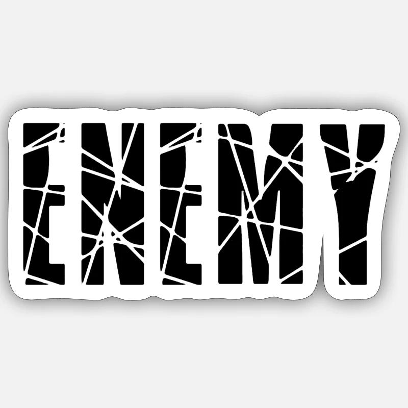 Enemy Sticker Größe S (10 x 10 cm)