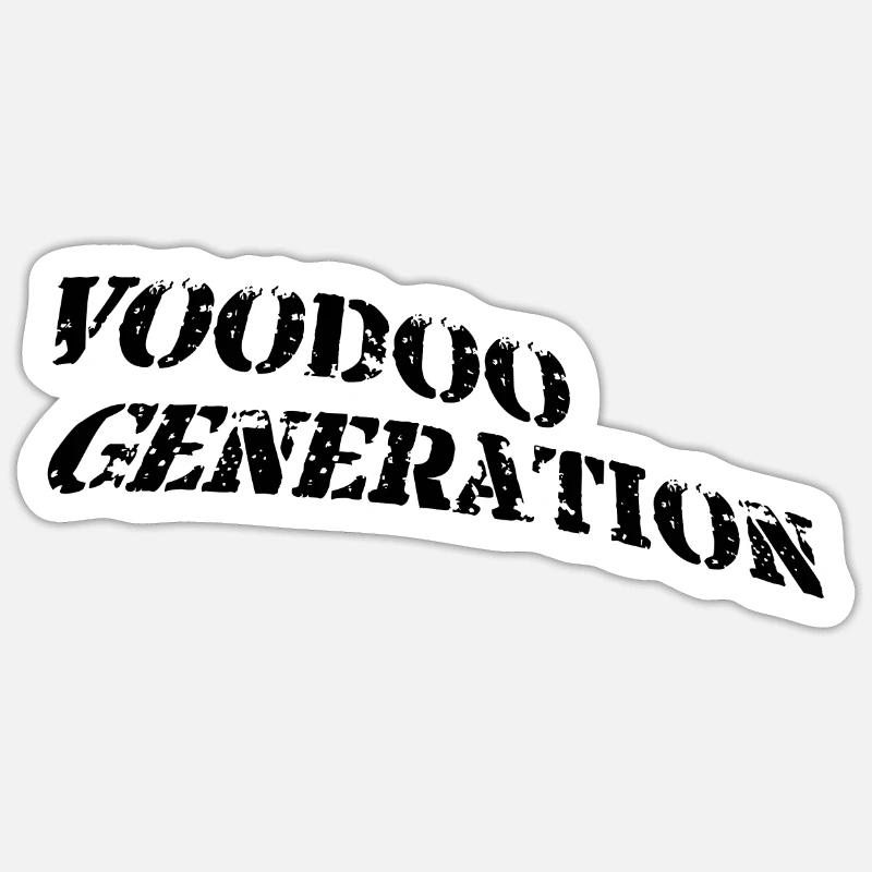 Voodoo generation - Sticker size S (10 x 10 cm) - white matte