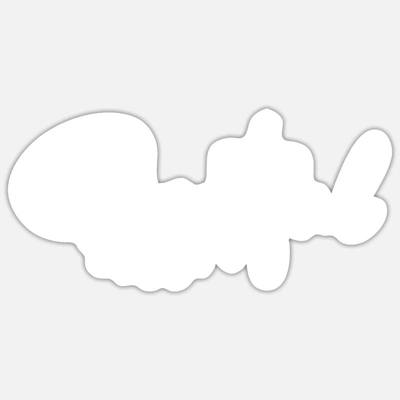 Grateful - Sticker size S (10 x 10 cm) - white matte