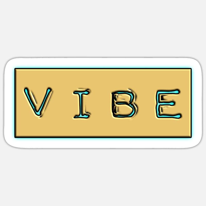 VIBE Sticker Größe S (10 x 10 cm)