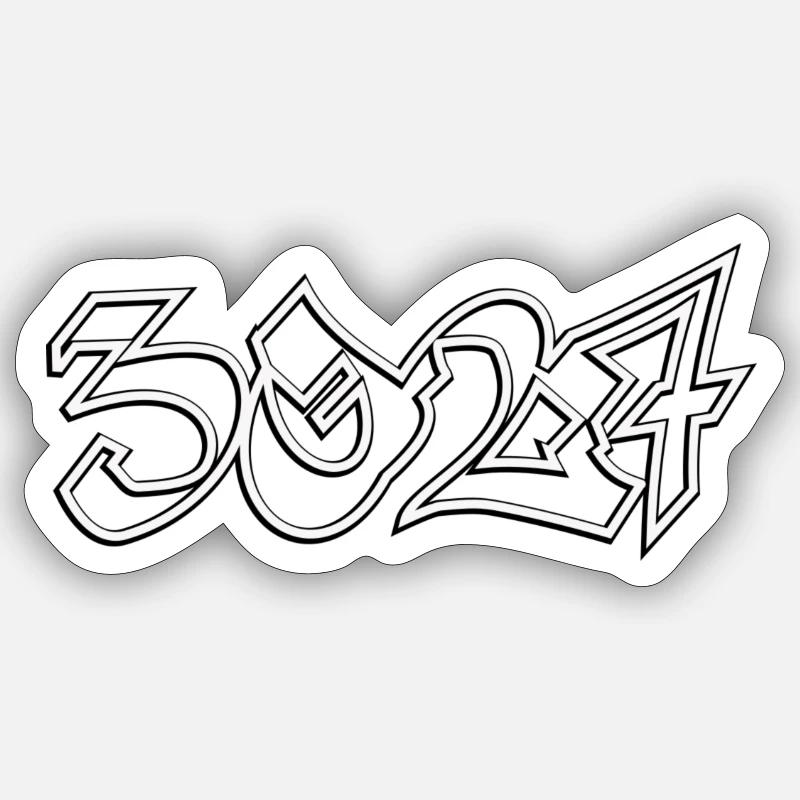 3027 Bern Sticker Größe S (10 x 10 cm)