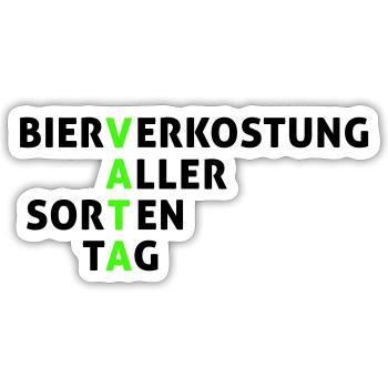 VATA TAG - Sticker Größe S (10 x 10 cm) - Mattweiß - Vorne
