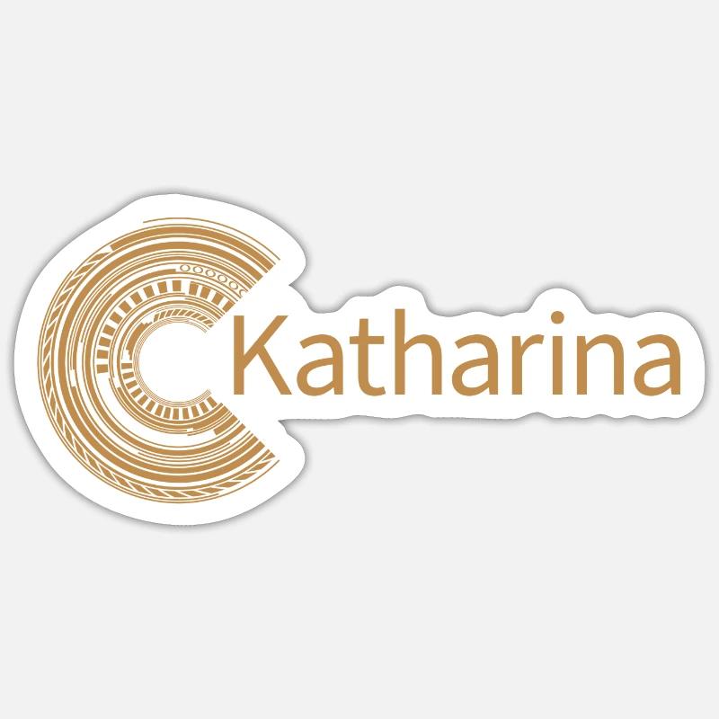 For Katharina - Sticker size S (10 x 10 cm) - white matte