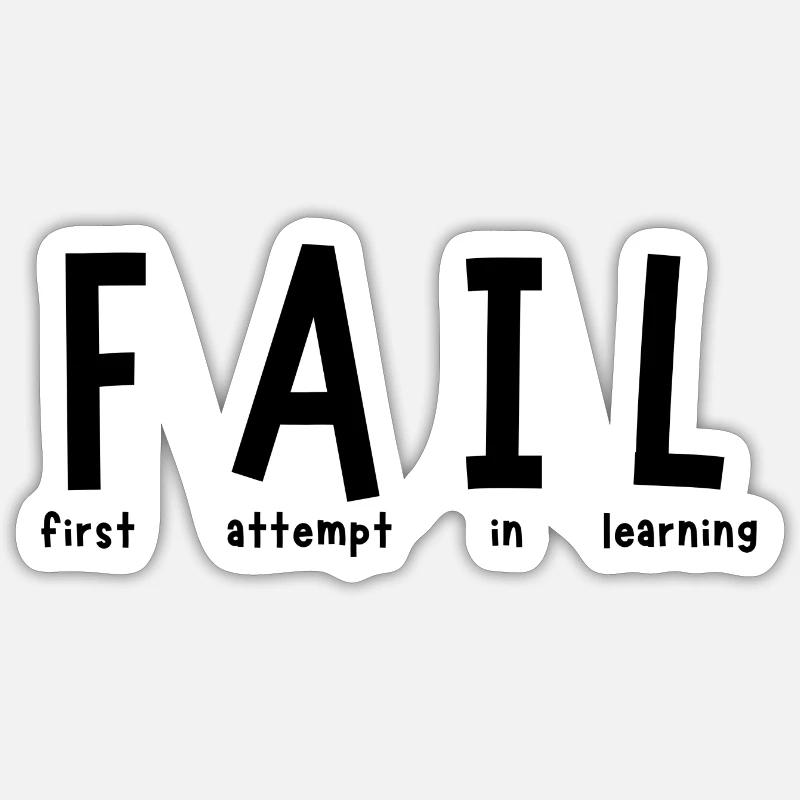 Fehler Sticker Größe S (10 x 10 cm)