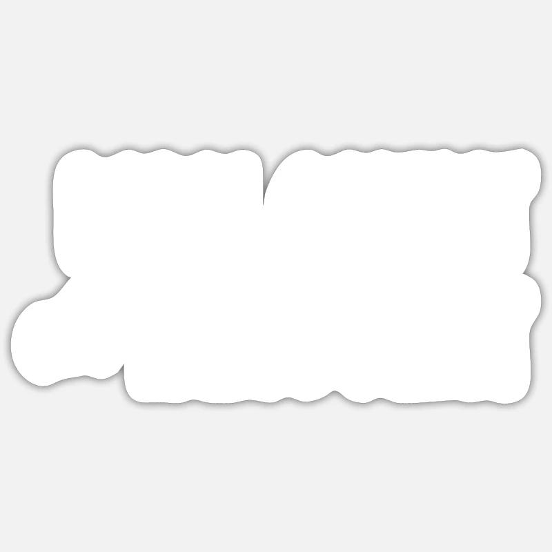 mon client est innocent - Sticker taille S (10 x 10 cm) - blanc mat