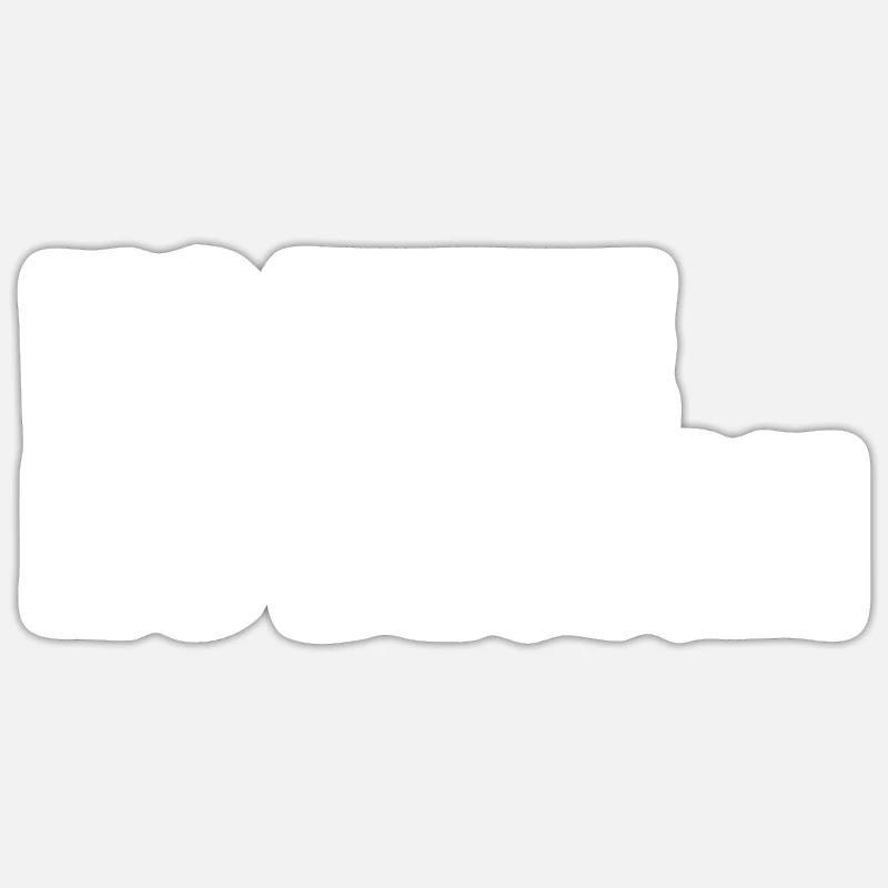 No time no design - Sticker taille S (10 x 10 cm) - blanc mat