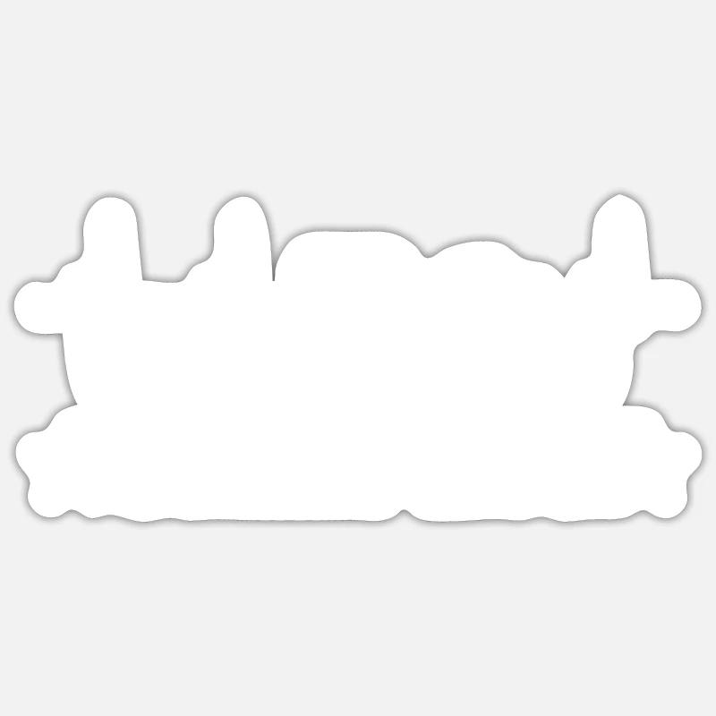 Camping Sticker Größe S (10 x 10 cm)