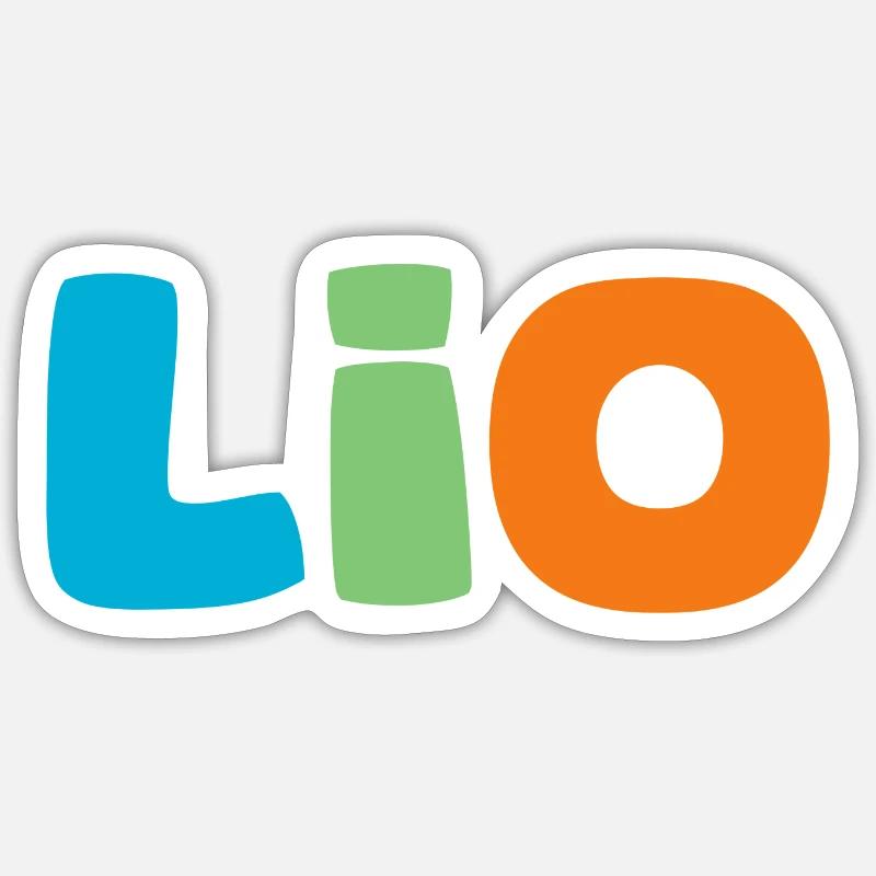 Name - Lio - Sticker size S (10 x 10 cm) - white matte