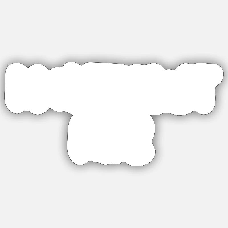 just don't have to do anything. Antwerp dialect shirts Sticker size S (10 x 10 cm)