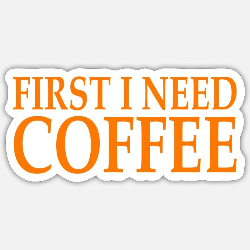 Café de bureau Cool Dire Sticker taille S (10 x 10 cm)