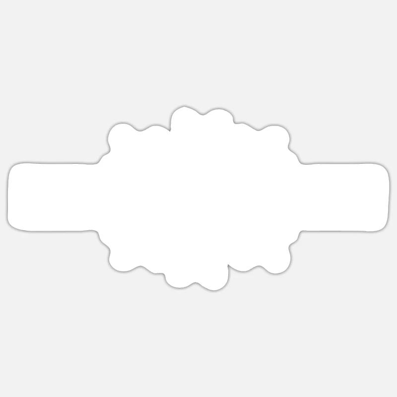 Étoile : Gédéon - Sticker taille S (10 x 10 cm) - blanc mat
