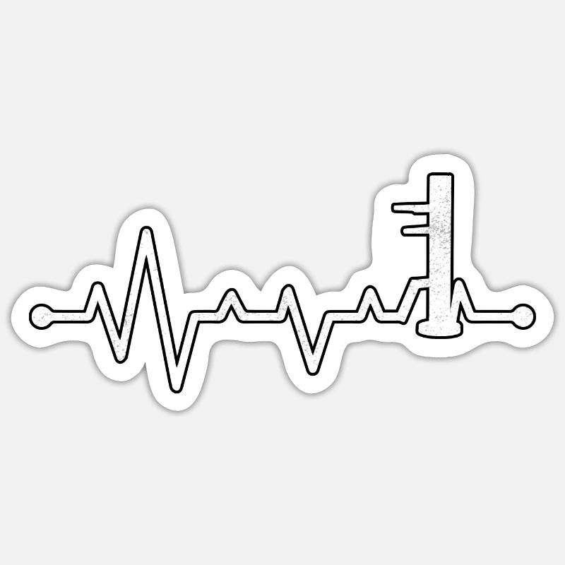 Kung Fu Wing Chun - Sticker taille S (10 x 10 cm) - blanc mat