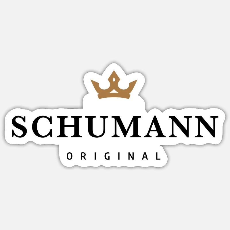 Schumann - Sticker Größe S (10 x 10 cm) - Mattweiß