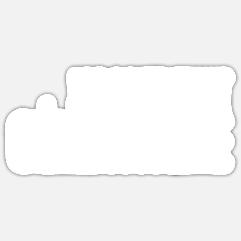 vachement célibataire - Sticker taille S (10 x 10 cm) - blanc mat