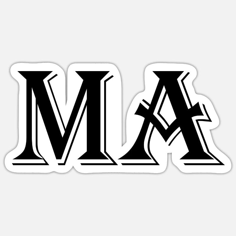 Mannheim Monnem Mannheimat - Sticker Größe S (10 x 10 cm) - Mattweiß