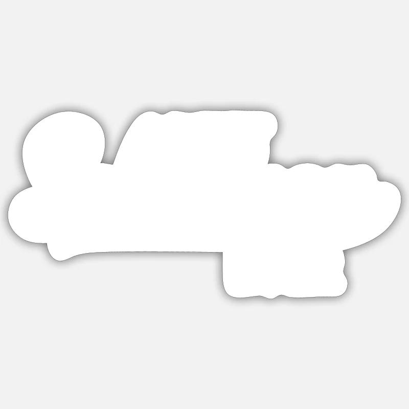 Vendeur - Sticker taille S (10 x 10 cm) - blanc mat