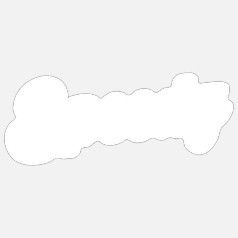 Rapide - Sticker taille S (10 x 10 cm) - blanc mat