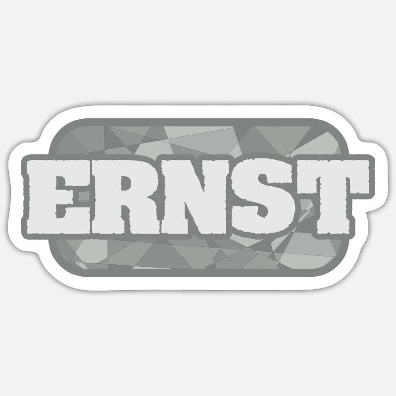 Ernst Sticker Größe S (10 x 10 cm)