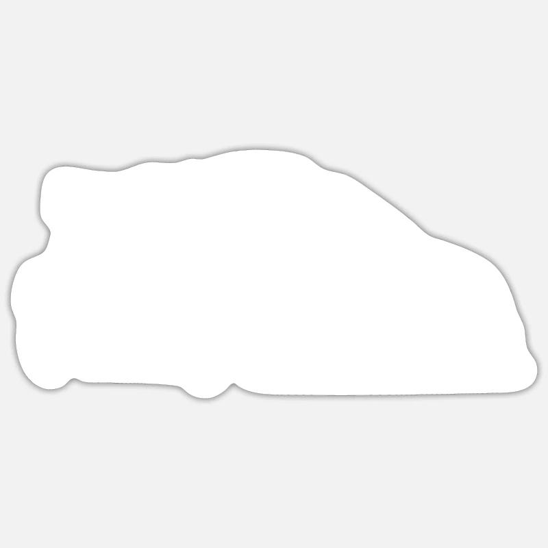Rally Vehicle - Sticker size S (10 x 10 cm) - white matte