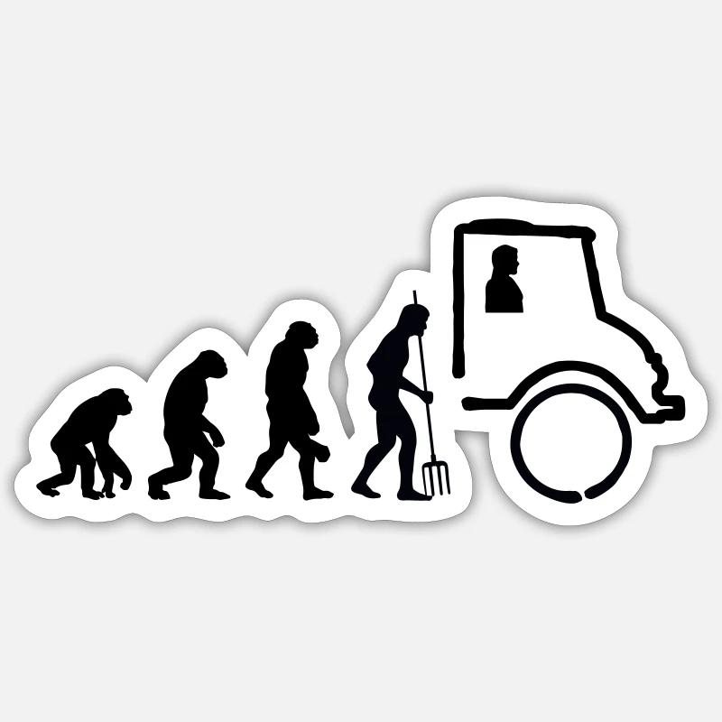 Unimog Evolution - Offroad - Farben editierbar - Sticker Größe S (10 x 10 cm) - Mattweiß