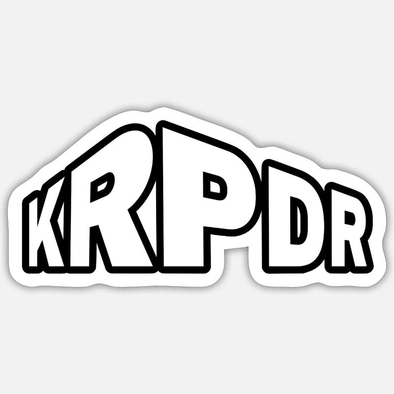 Front Logo - Sticker Größe S (10 x 10 cm) - Mattweiß