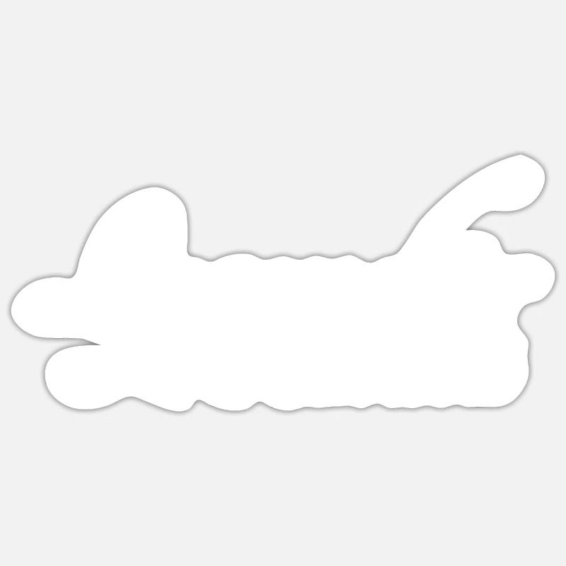 2015 - Sticker Größe S (10 x 10 cm) - Mattweiß