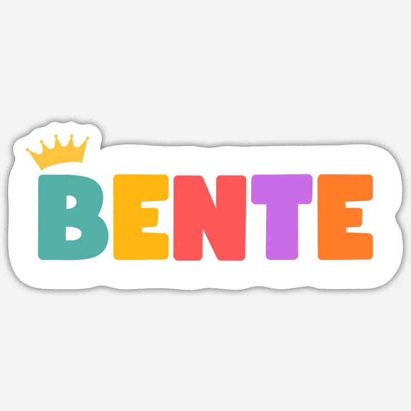 Bente! Customizable Sticker size S (10 x 10 cm)