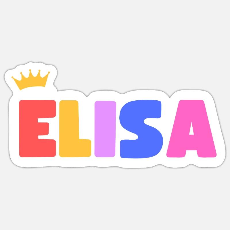 ELISA! Customizable Sticker size S (10 x 10 cm)