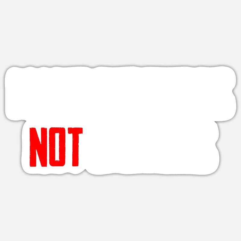Make Disciples Not Excuses - Sticker Größe S (10 x 10 cm) - Mattweiß