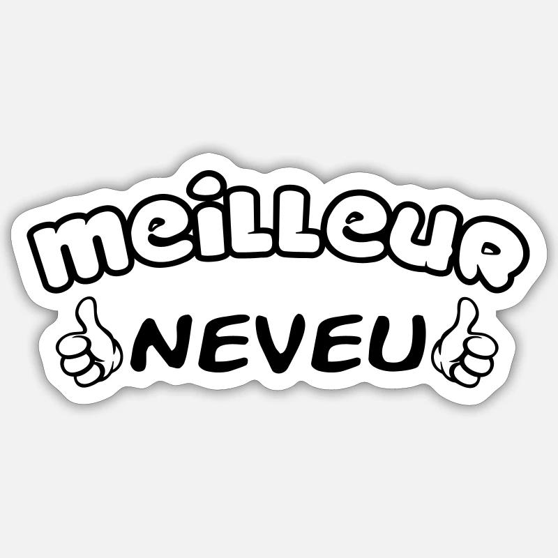 MEILLEUR NEVEU Sticker taille S (10 x 10 cm)