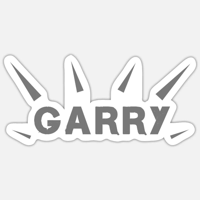 Garry - Sticker size S (10 x 10 cm) - white matte