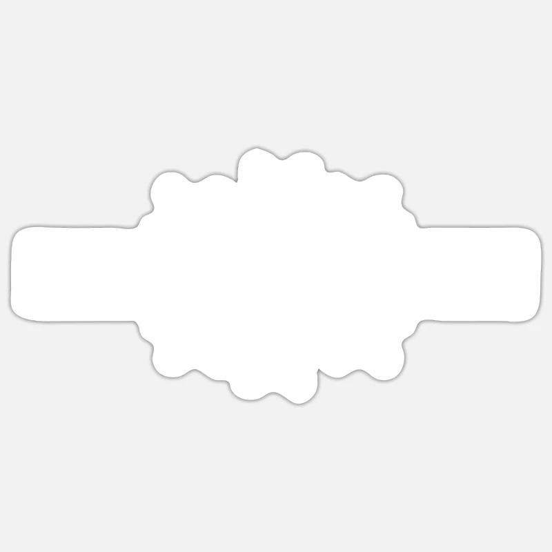 Leopold - Sticker size S (10 x 10 cm) - white matte