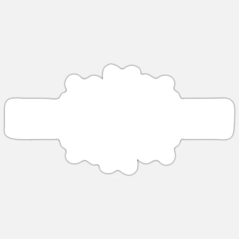 Doris - Sticker size S (10 x 10 cm) - white matte