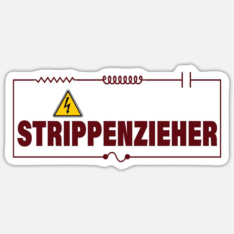 STRING-PULLER Sticker size S (10 x 10 cm)
