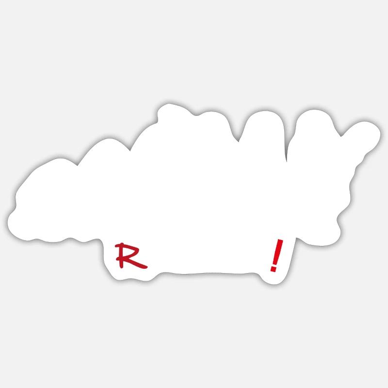 Revolution - Evolution Man Fun Twist 3 Sticker Größe S (10 x 10 cm)