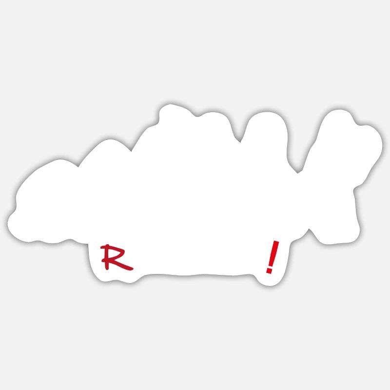 Revolution - Evolution Man Fun Twist 09 Sticker Größe S (10 x 10 cm)