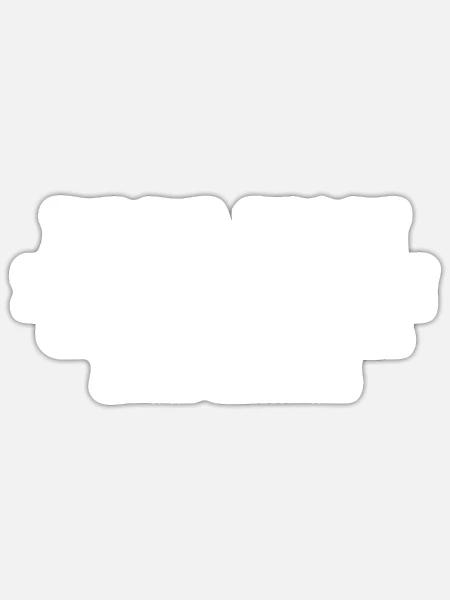 Papa Von Zwillingen - Sticker Größe S (10 x 10 cm) - Mattweiß