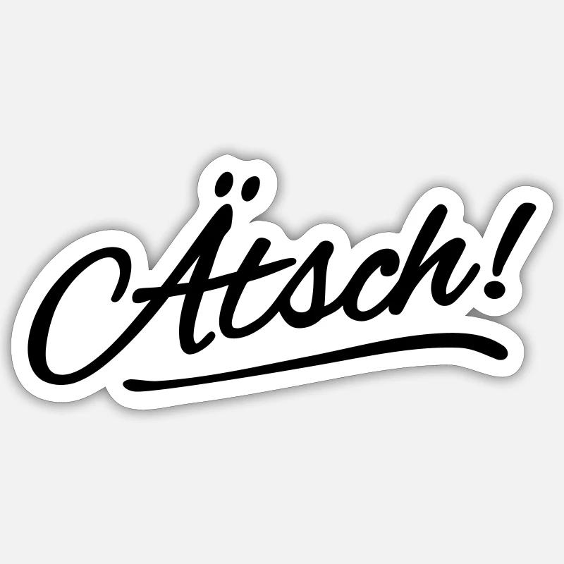 Ätsch Sticker Größe S (10 x 10 cm)